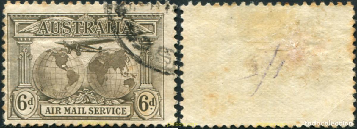 Sellos: 788854 USED AUSTRALIA 1931 VUELOS TRANSOCEANICOS DE SIR CHARLES KINGSFORD SMITH