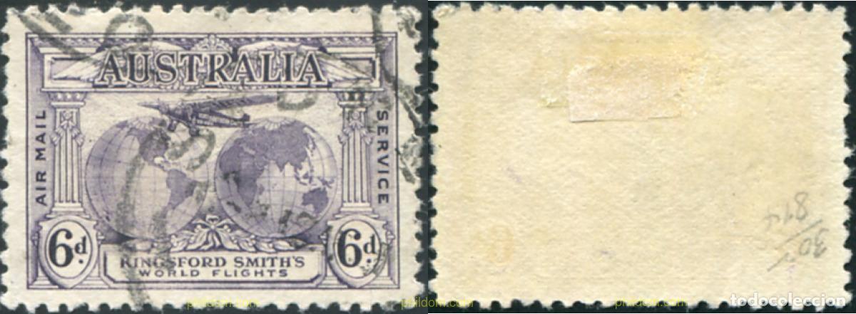 Sellos: 788853 USED AUSTRALIA 1931 CORREO AEREO