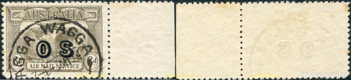 Sellos: 788855 USED AUSTRALIA 1931 SELLO SERVICIO A&eacute;REO