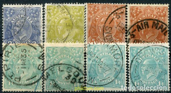 Sellos: 788878 USED AUSTRALIA 1931 SERIE BASICA