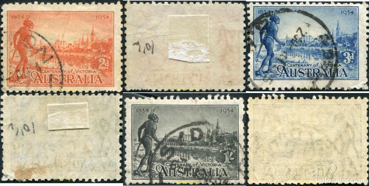 Sellos: 788903 USED AUSTRALIA 1934 CENTENARIO DE LA COLONIA DE VICTORIA