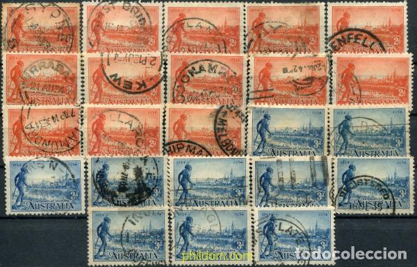 Sellos: 788906 USED AUSTRALIA 1934 CENTENARIO DE LA COLONIA DE VICTORIA