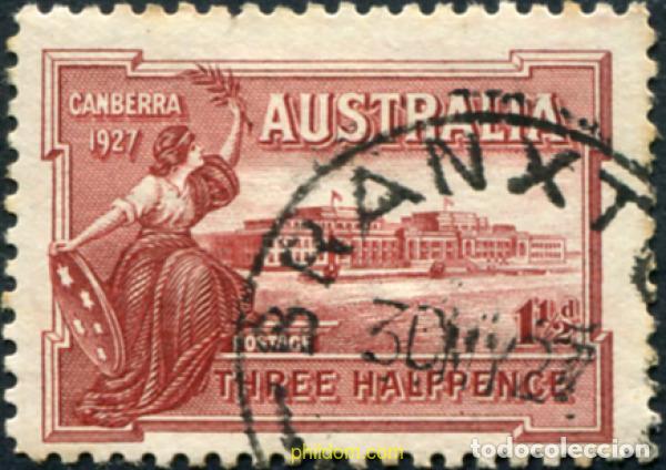 Sellos: 788976 USED AUSTRALIA 1927 CONMEMORACION DE LA INAUGURACION DEL PARLAMENTO DE CAMBERRA