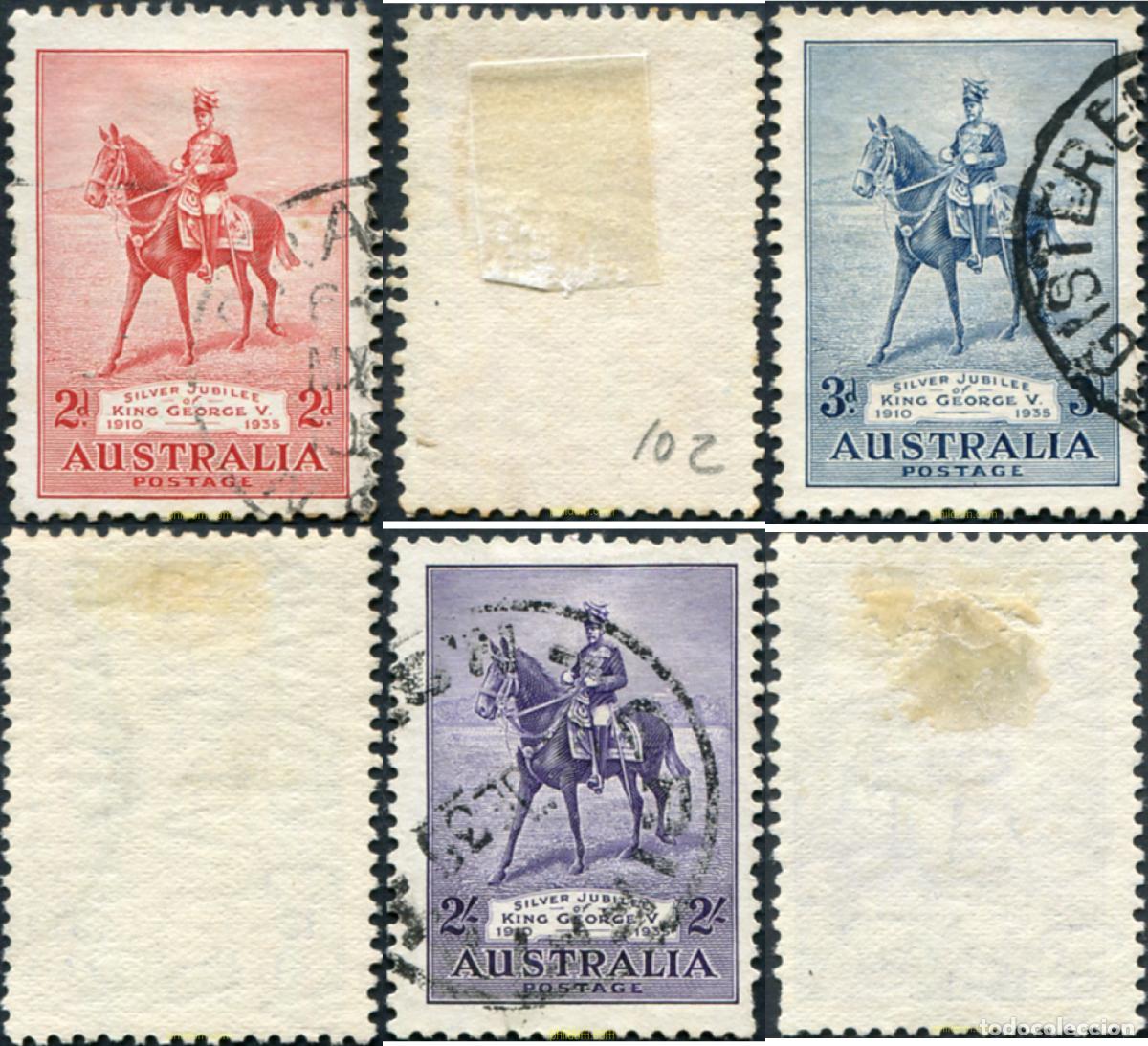 Sellos: 788989 USED AUSTRALIA 1935 JUBILEO DEL JORGE V