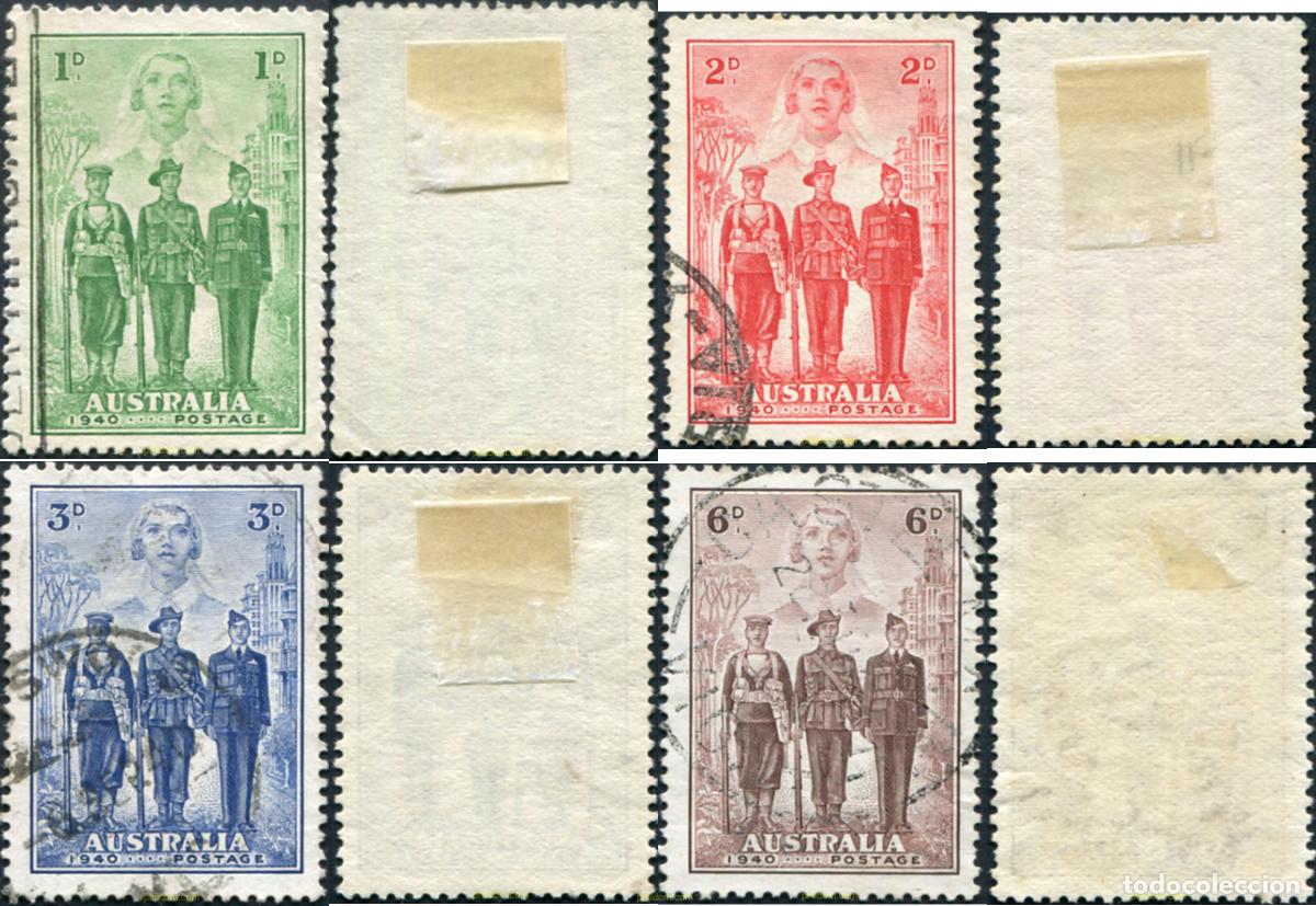 Sellos: 789091 USED AUSTRALIA 1940 CONMEMORACION DEL LEVANTAMIENTO DE TROPAS AUSTRALIANAS