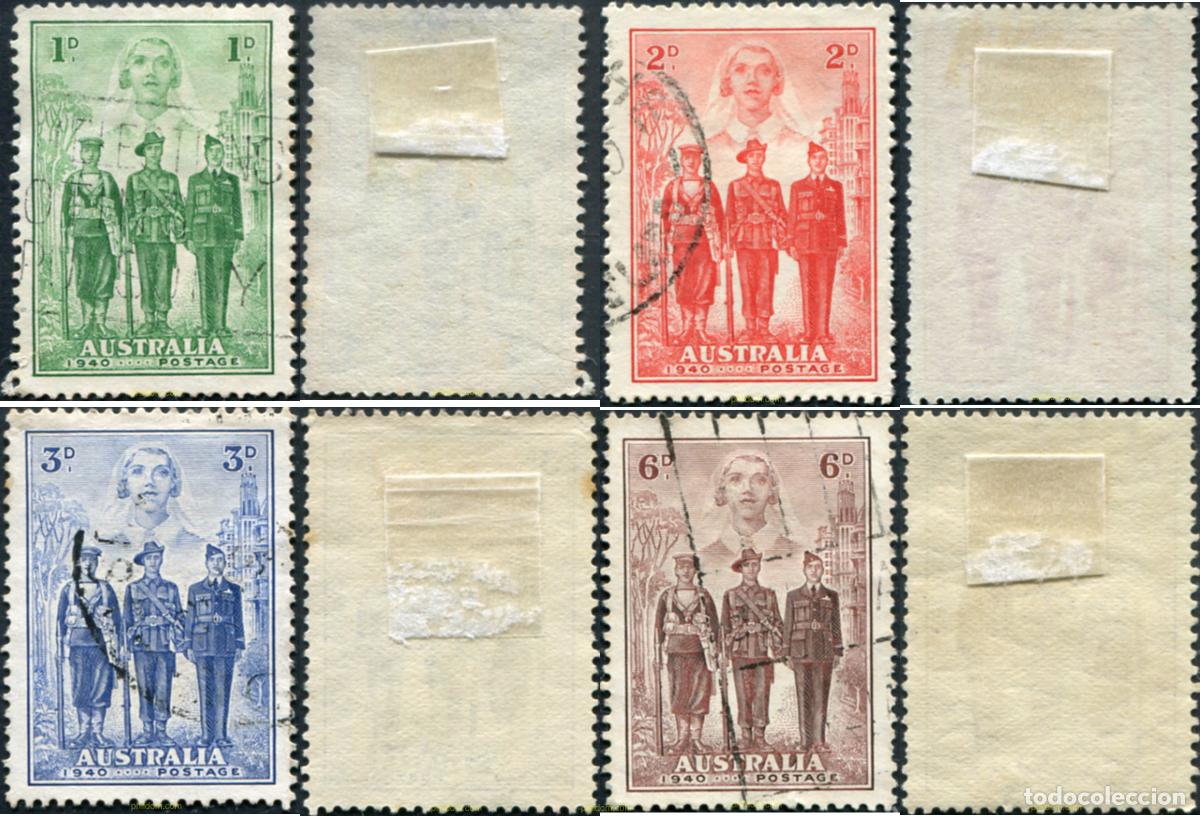 Sellos: 789100 USED AUSTRALIA 1940 CONMEMORACION DEL LEVANTAMIENTO DE TROPAS AUSTRALIANAS