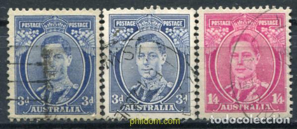 Sellos: 789103 USED AUSTRALIA 1937 SERIE BASICA