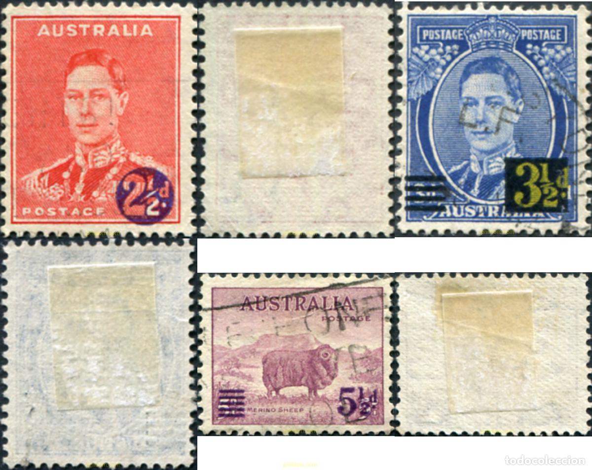Sellos: 789144 USED AUSTRALIA 1941 MOTIVOS VARIOS