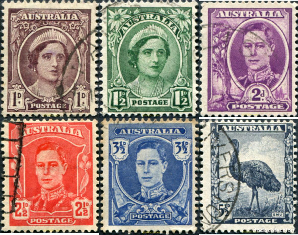 Sellos: 789156 USED AUSTRALIA 1941 SERIE BASICA