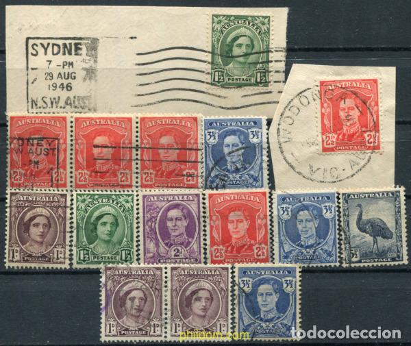 Sellos: 789161 USED AUSTRALIA 1941 SERIE BASICA