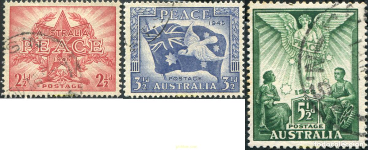 Sellos: 789243 USED AUSTRALIA 1946 ANIVERSARIO DE LA VICTORIA