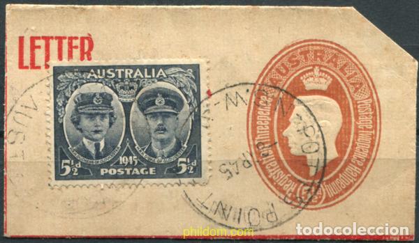 Sellos: 789255 USED AUSTRALIA 1945 LLEGADA DEL DUQUE DE GLOUCESTER