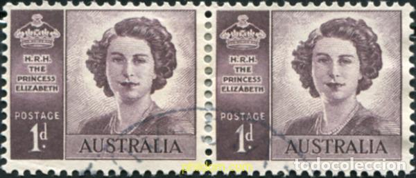 Sellos: 789260 USED AUSTRALIA 1947 BODA DE LA PRINCESA ISABEL