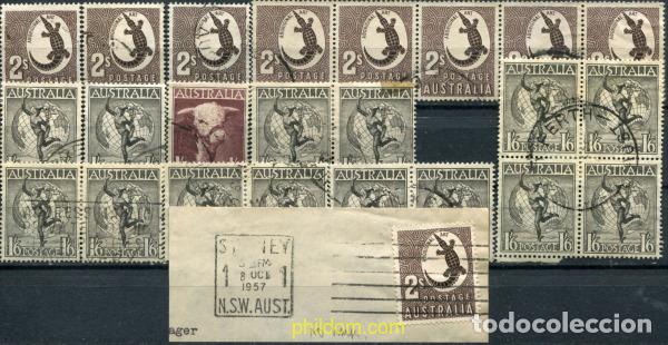 Sellos: 789263 USED AUSTRALIA 1948 MOTIVOS VARIOS