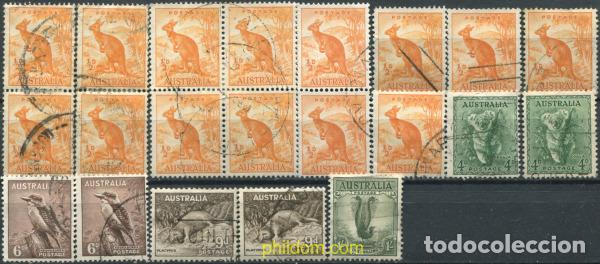 Sellos: 789267 USED AUSTRALIA 1937 SERIE BASICA