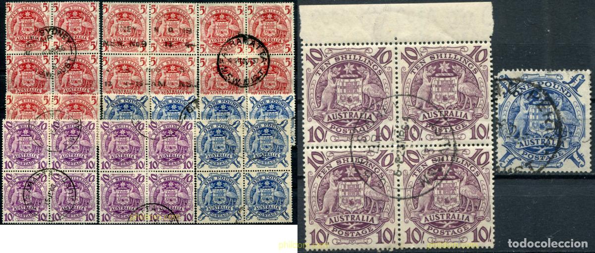 Sellos: 789269 USED AUSTRALIA 1948 MOTIVOS VARIOS