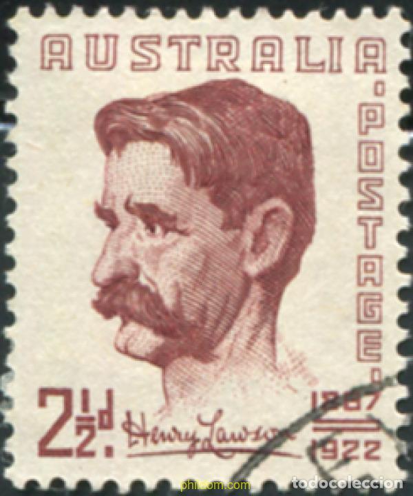 Sellos: 789272 USED AUSTRALIA 1949 EN RECUERDO DEL POETA HENRY LAWSON
