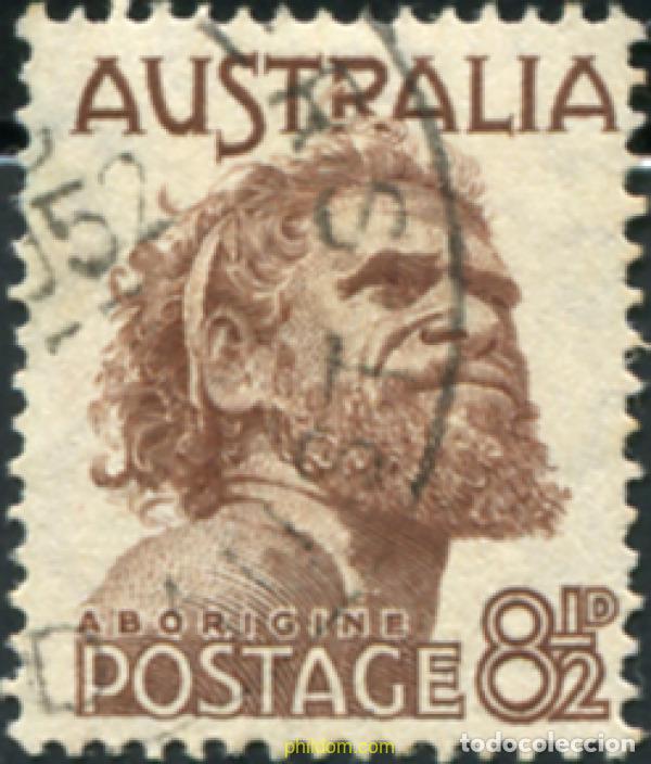 Sellos: 789276 USED AUSTRALIA 1950 ABORIGEN