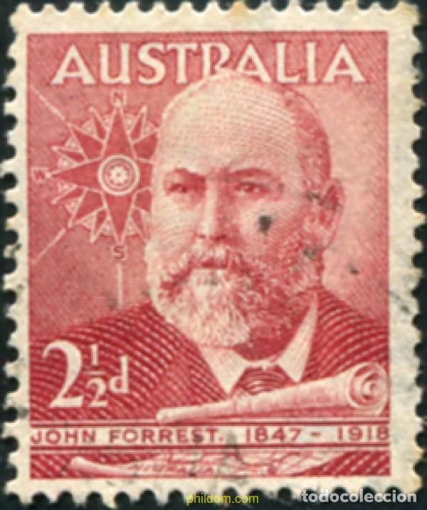 Sellos: 789275 USED AUSTRALIA 1949 EN HONOR DEL EXPLORADOR Y INGENIERO DE FERROCARRILES JOHN FORREST