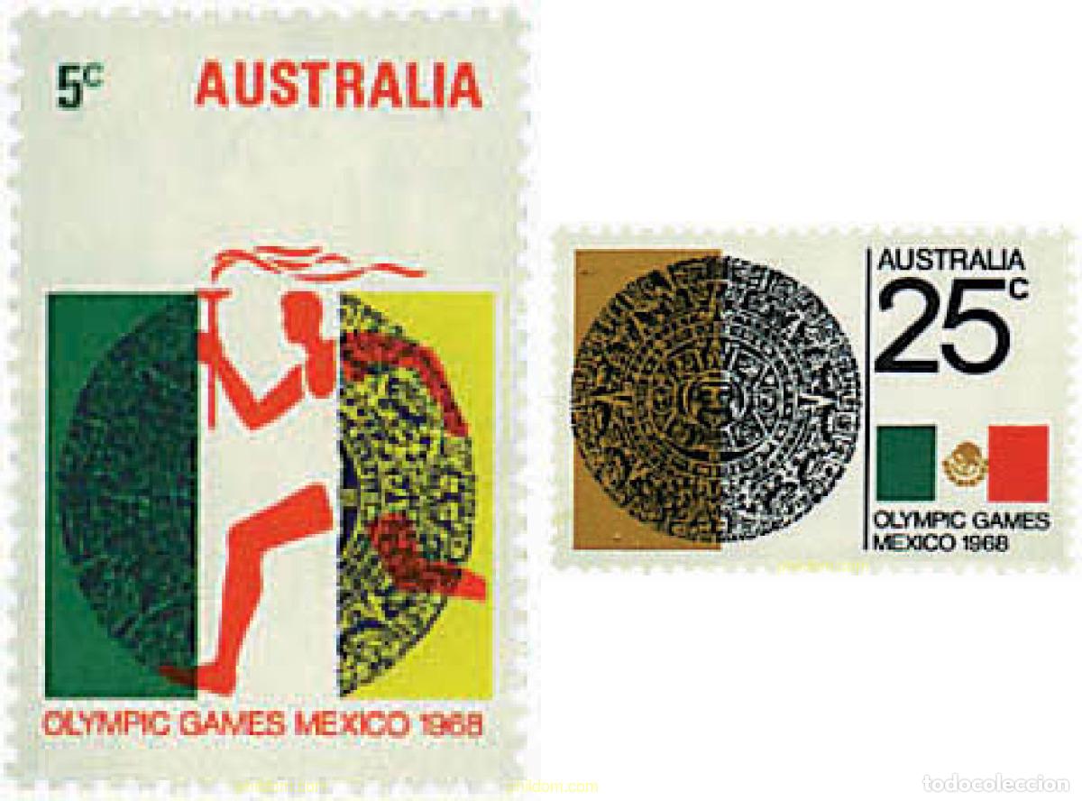 Sellos: 42948 MNH AUSTRALIA 1968 19 JUEGOS OLIMPICOS VERANO MEXICO 1968