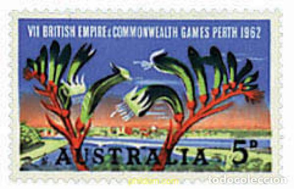 Sellos: 267084 MNH AUSTRALIA 1962 7 JUEGOS DE GRAN BRETA&Ntilde;A Y DE LA COMMONWEALTH EN PERTH