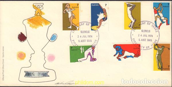 Sellos: 380679 MNH AUSTRALIA 1974 DEPORTES
