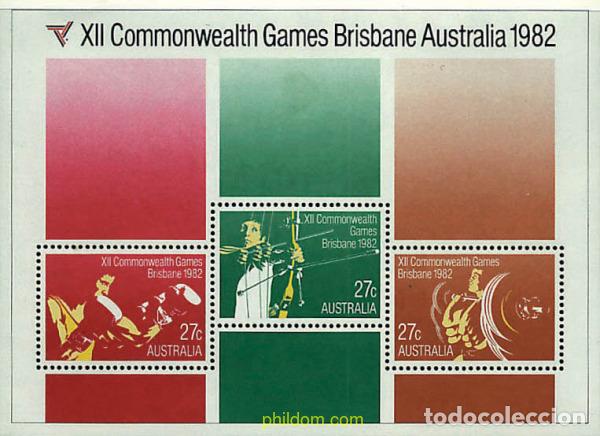 Sellos: 54348 MNH AUSTRALIA 1982 12 JUEGOS DE LA COMMONWEALTH EN BRISBANE