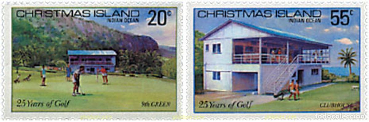 Sellos: 45970 MNH CHRISTMAS 1980 25 ANIVERSARIO DEL CLUB DE GOLF DE LA ISLA