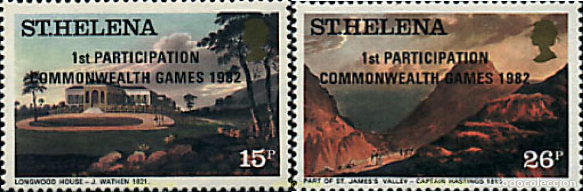 Sellos: 27690 MNH SANTA ELENA 1982 12 JUEGOS DE LA COMMONWEALTH EN BRISBANE