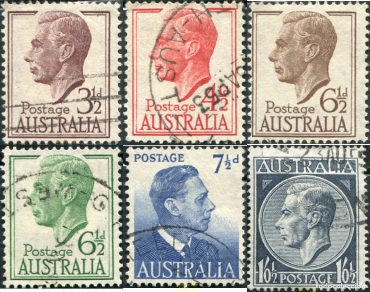 Sellos: 789477 USED AUSTRALIA 1951 REY GEORGE VI