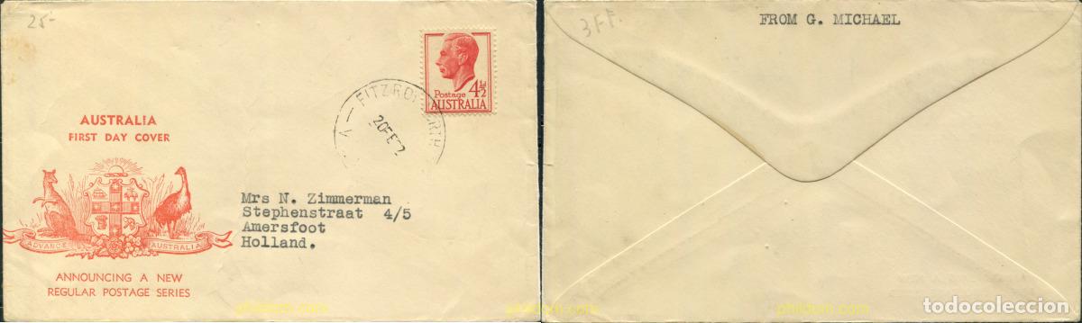 Sellos: 789486 USED AUSTRALIA 1951 REY GEORGE VI