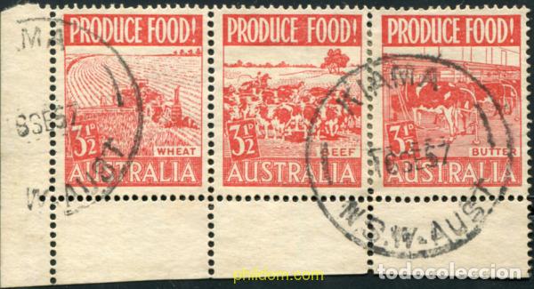 Sellos: 789489 USED AUSTRALIA 1953 PRODUCCION ALIMENTARIA