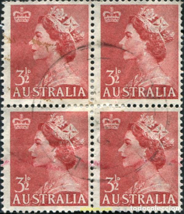 Sellos: 789492 USED AUSTRALIA 1953 REINA ISABEL II