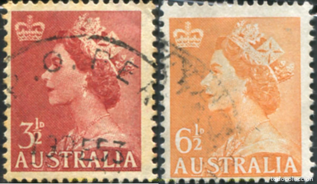 Sellos: 789491 USED AUSTRALIA 1953 REINA ISABEL II