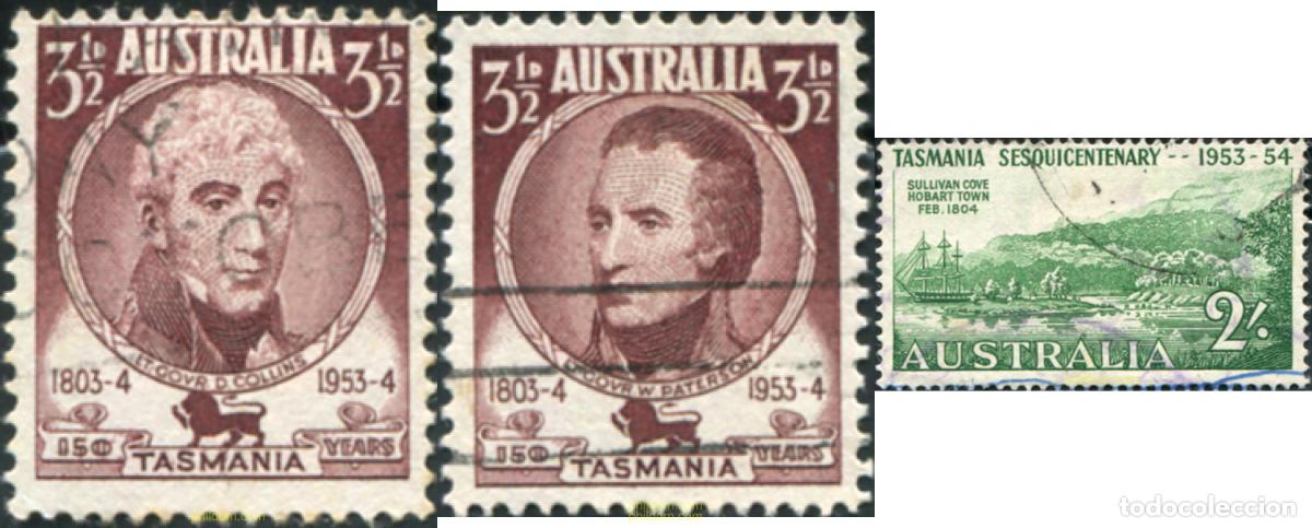 Sellos: 789496 USED AUSTRALIA 1953 CONMEMORACION CENTENARIA DE LA COLONIZACION DE TASMANIA