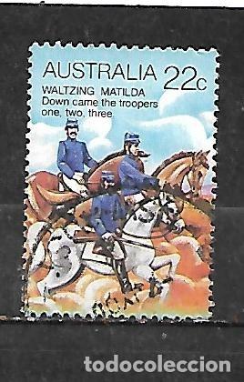 Sellos: 1980: &rdquo;Waltzing Matilda&rdquo;, canci&oacute;n popular de Andrew Barton Patterson, 1864 - 1941 (usado)