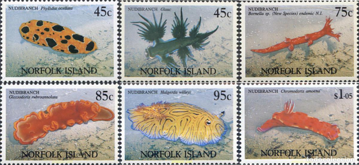 Sellos: 44862 MNH NORFOLK 1993 FAUNA MARINA