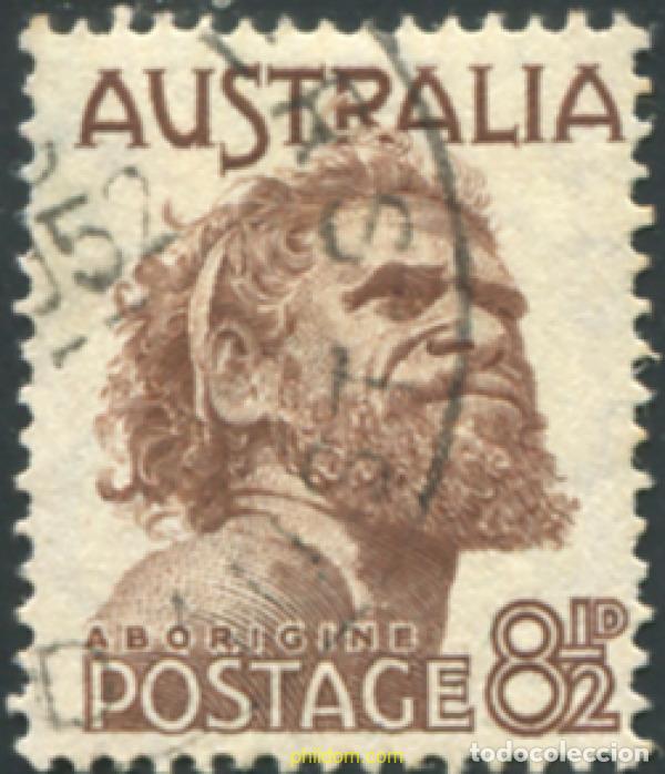 Sellos: 789276 USED AUSTRALIA 1950 ABORIGEN