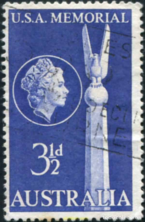 Francobolli: 789559 USED AUSTRALIA 1955 13 ANIVERSARIO DE LA BATALLA DE LA MAR DE CORAIL