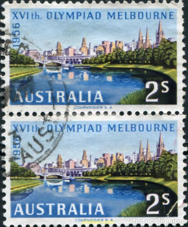 Sellos: 789587 USED AUSTRALIA 1956 16 JUEGOS OLIMPICOS VERANO MELBOURNE 1956