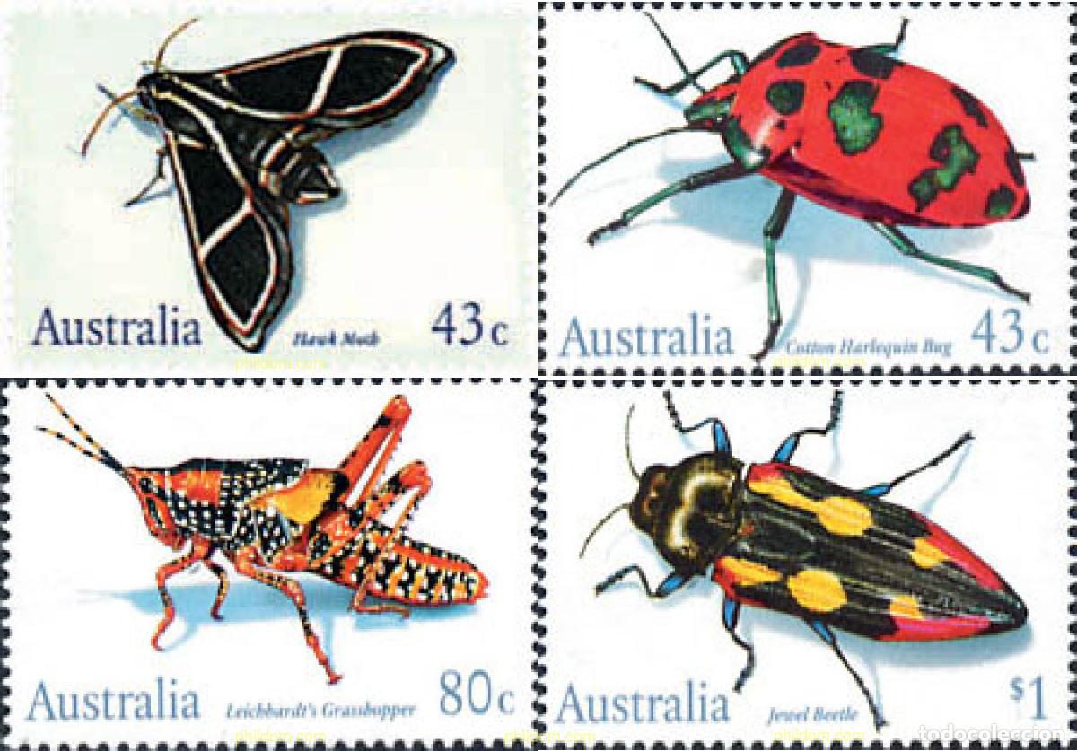 Sellos: 75585 MNH AUSTRALIA 1991 INSECTOS