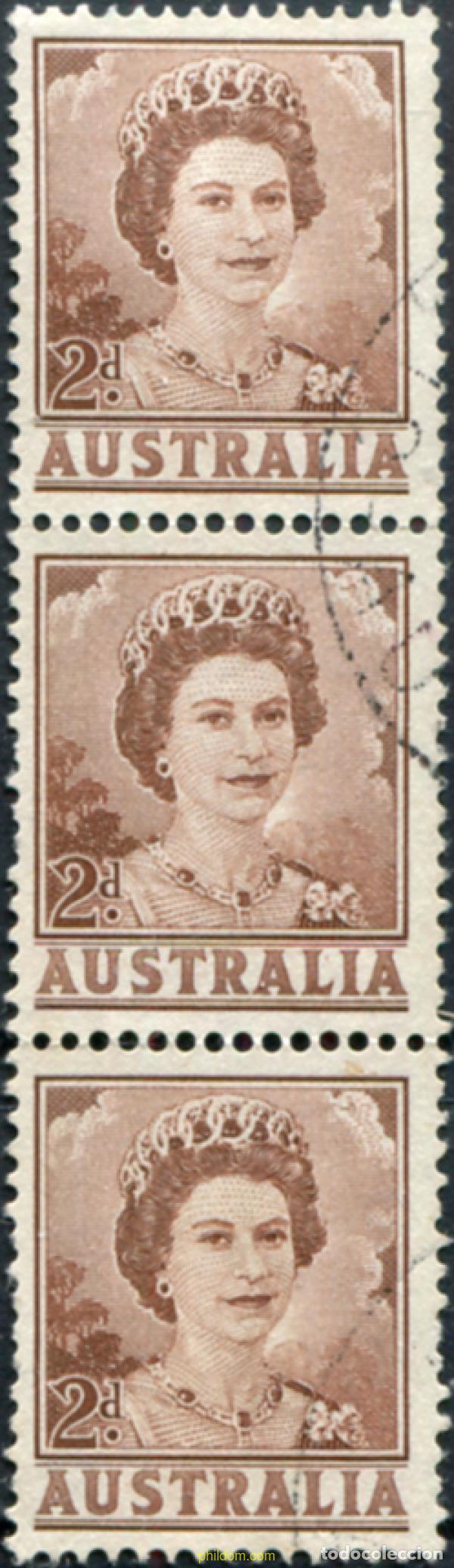 Sellos: 789614 USED AUSTRALIA 1962 REINA ISABEL II