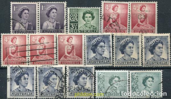 Sellos: 789612 USED AUSTRALIA 1959 REINA ISABEL II