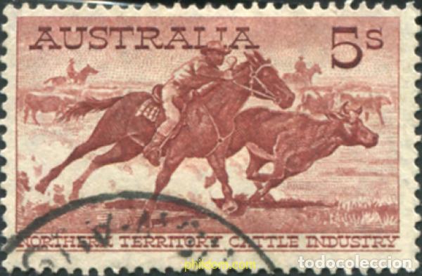 Sellos: 789619 USED AUSTRALIA 1961 SERIE BASICA