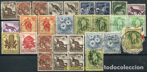 Sellos: 789620 USED AUSTRALIA 1959 FAUNA Y FLORA