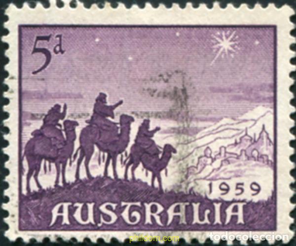 Sellos: 789622 USED AUSTRALIA 1959 NAVIDAD
