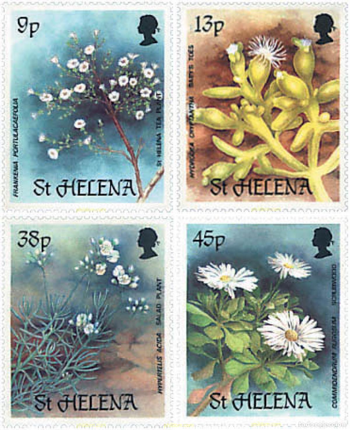 Sellos: 93258 MNH SANTA ELENA 1987 FLORA DE SANTA ELENA