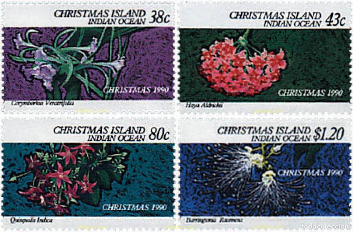 Sellos: 82491 MNH CHRISTMAS 1990 FLORES