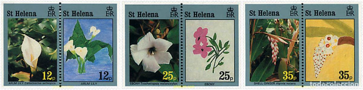 Sellos: 5037 MNH SANTA ELENA 1994 FLORES