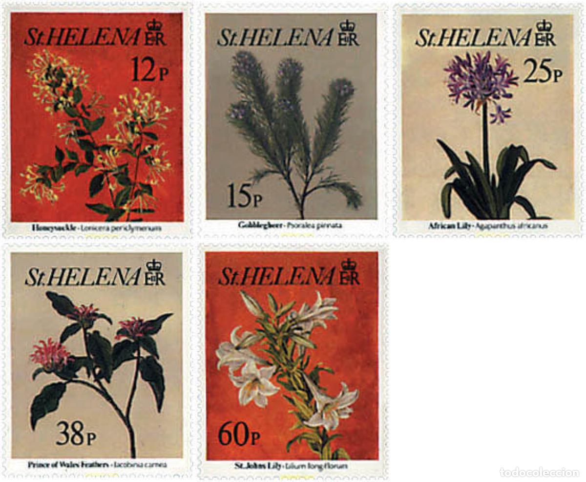 Sellos: 93263 MNH SANTA ELENA 1994 FLORES
